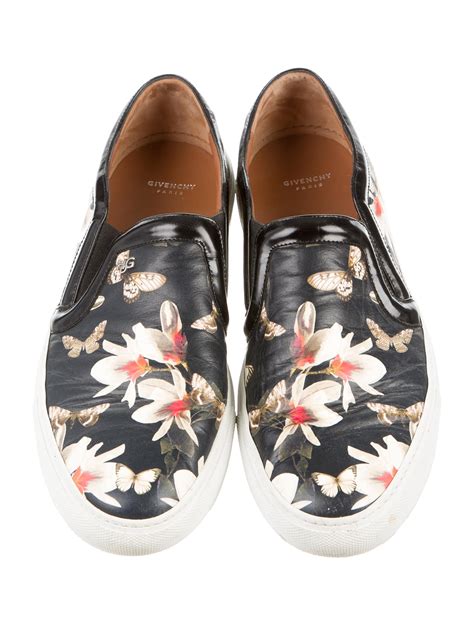 givenchy floral-print slip-on sneaker|Givenchy marshmallow sneakers.